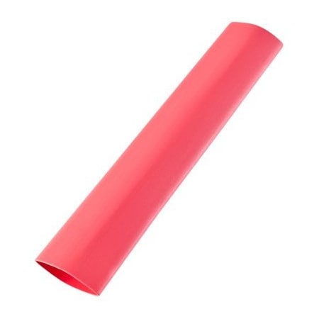 Ecm Industries Heat Shrink Tube, Thin Wall, 2:1 I.D. Shrink Ratio, 3/8 in I.D. Before Shrinking, Red, 4 in HST-375R